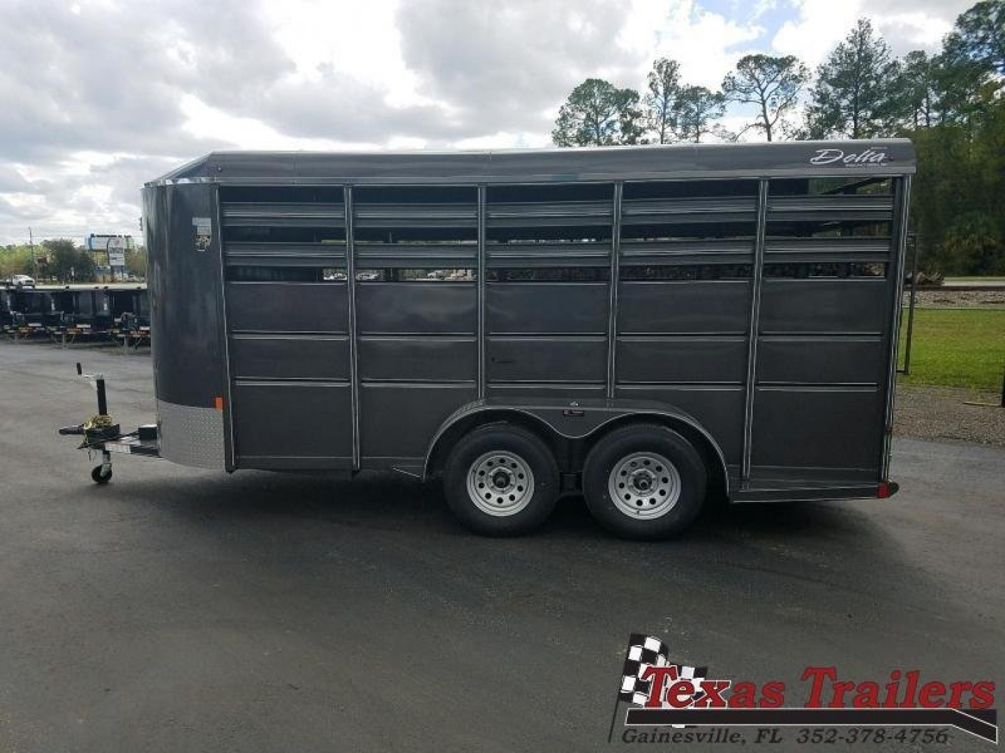 New 500ES-16 DELTA 6' X 16' X 6'6" TALL ECONOMY LIVESTOCK TRAILER