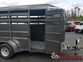 New 500ES-16 DELTA 6' X 16' X 6'6" TALL ECONOMY LIVESTOCK TRAILER
