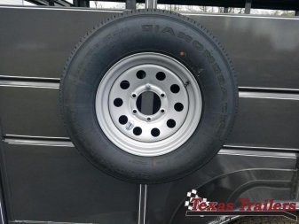 New 500ES-16 DELTA 6' X 16' X 6'6" TALL ECONOMY LIVESTOCK TRAILER