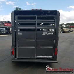 New 500ES-16 DELTA 6' X 16' X 6'6" TALL ECONOMY LIVESTOCK TRAILER