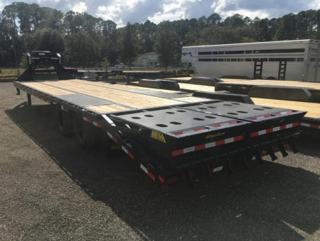New 25GN-35D5A-MRBK BIG TEX 8.5' X 35' FLATBED TRAILER W/ UPGRADED TIRES