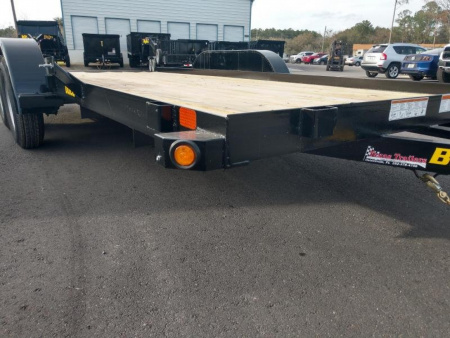 New 60EC-16BK BIG TEX 7' X 16' CAR HAULER W/ SLIDE OUT RAMPS F0R REAR OR SIDE LOAD