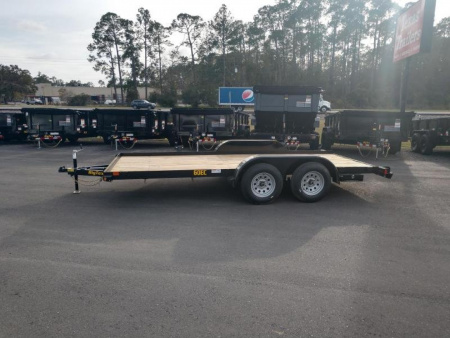 New 60EC-16BK BIG TEX 7' X 16' CAR HAULER W/ SLIDE OUT RAMPS F0R REAR OR SIDE LOAD