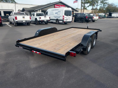 New 60EC-16BK BIG TEX 7' X 16' CAR HAULER W/ SLIDE OUT RAMPS F0R REAR OR SIDE LOAD