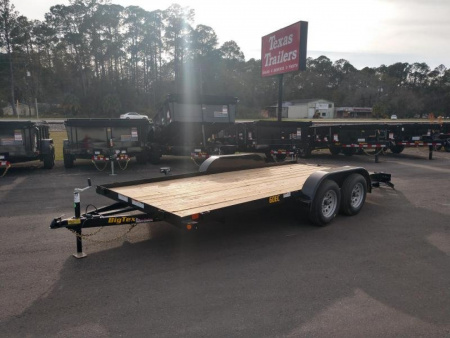 New 60EC-16BK BIG TEX 7' X 16' CAR HAULER W/ SLIDE OUT RAMPS F0R REAR OR SIDE LOAD