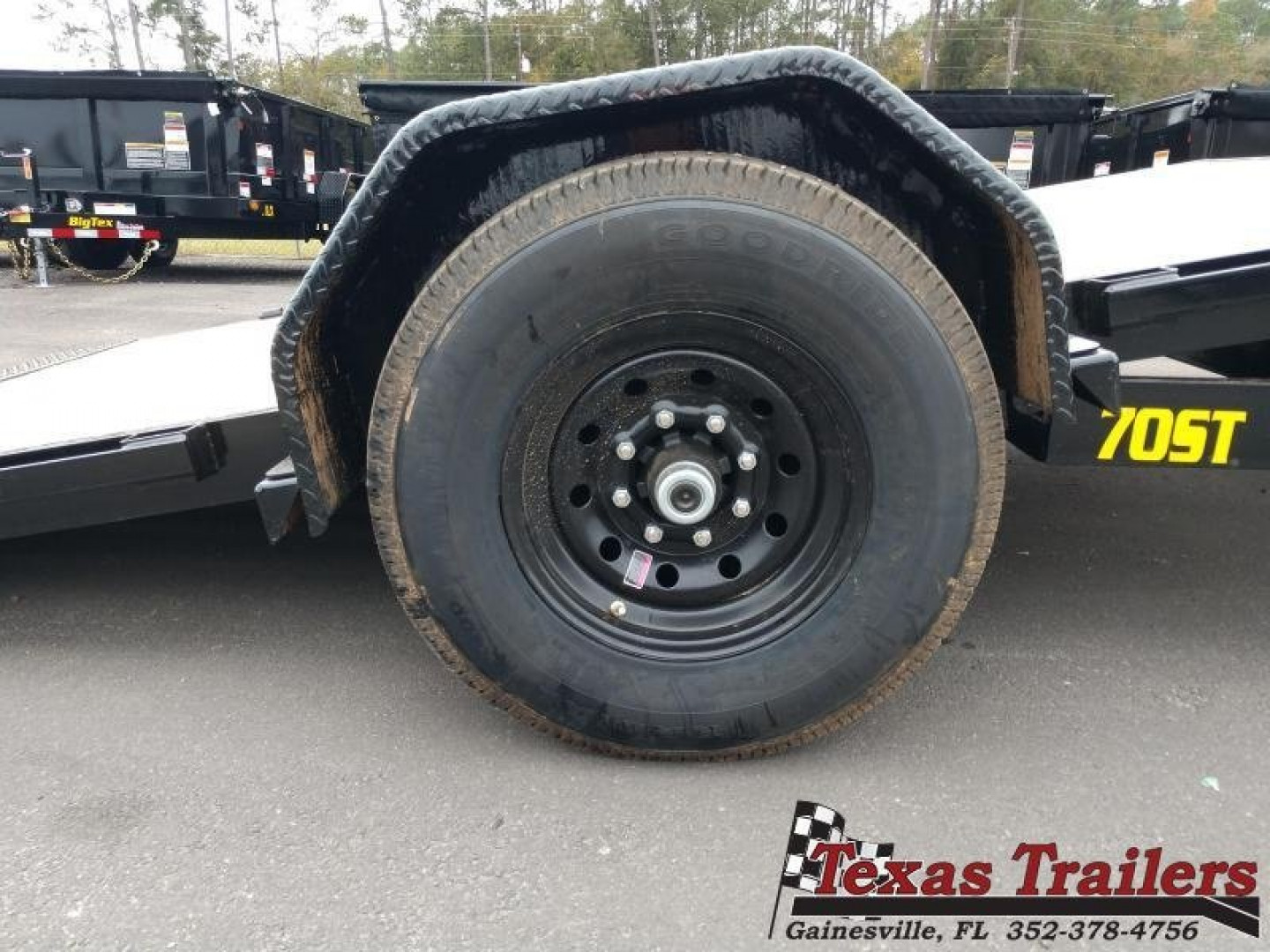 New 70ST-16BK BIG TEX 7' X 16' SINGLE AXLE EQUIPMENT TRAILER