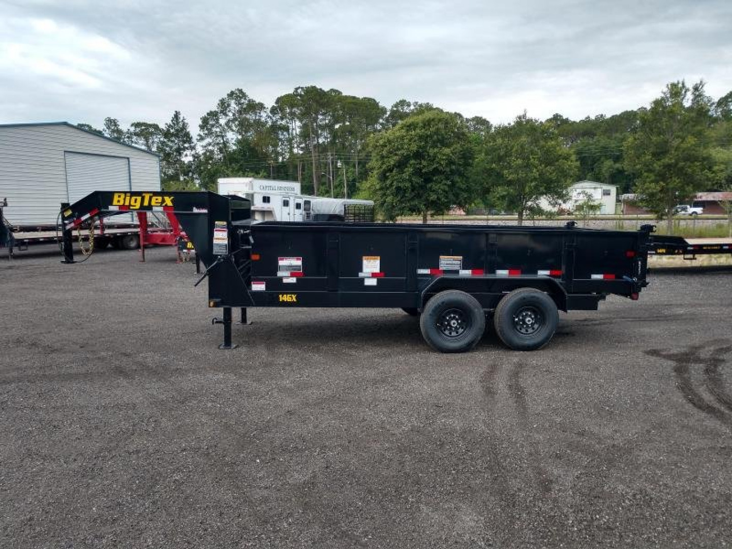 New 14GX-16BK6SIRPD BIG TEX 7' X 16' DUMP TRAILER W/ 2' SIDES