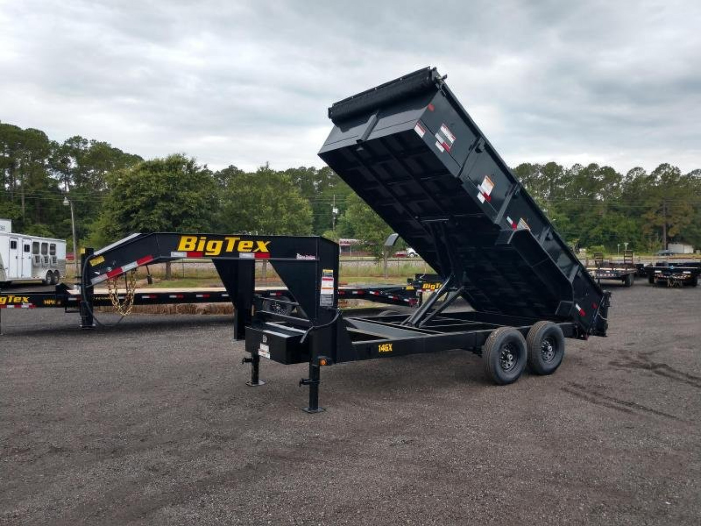 New 14GX-16BK6SIRPD BIG TEX 7' X 16' DUMP TRAILER W/ 2' SIDES