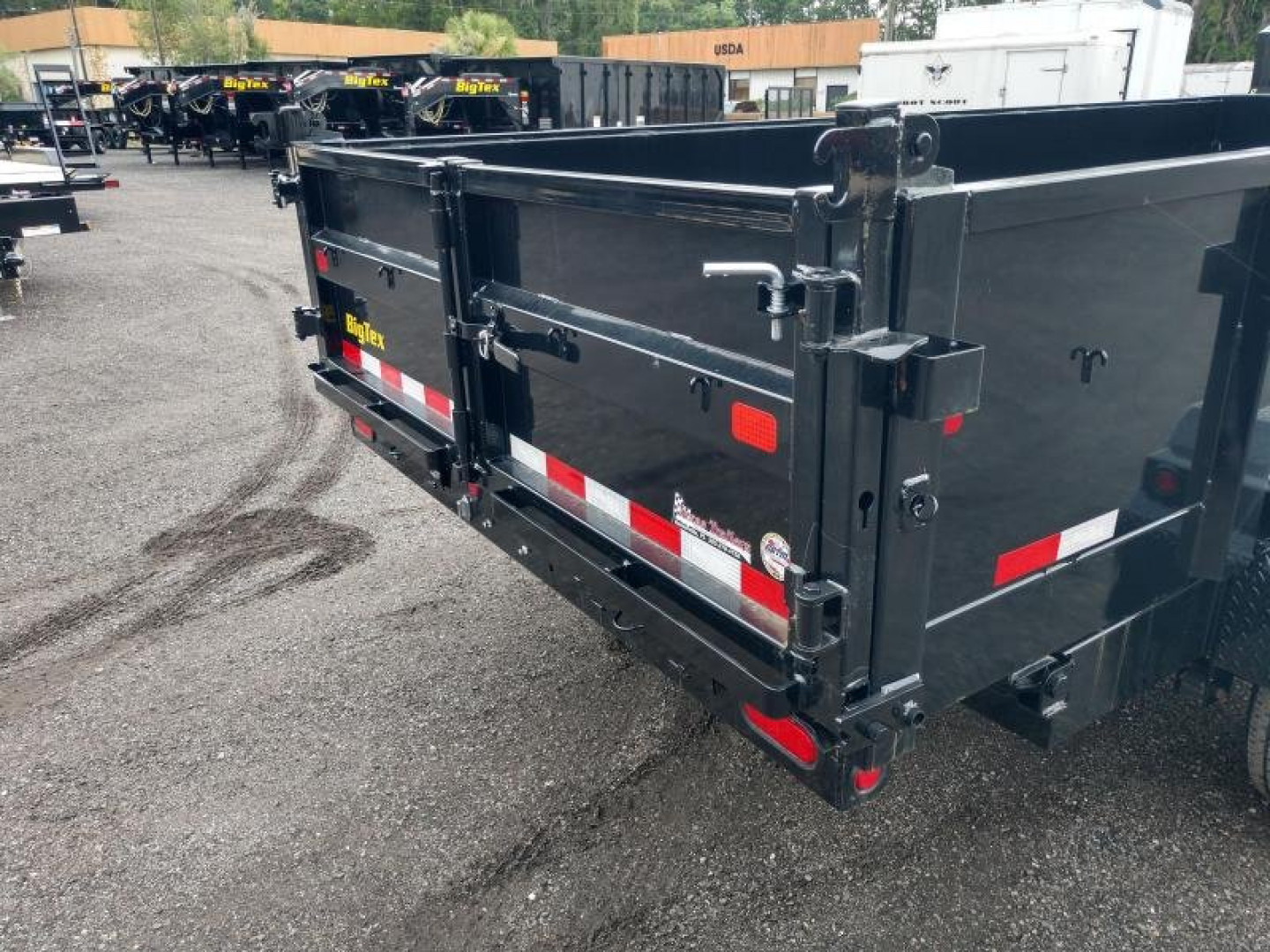 New 14GX-16BK6SIRPD BIG TEX 7' X 16' DUMP TRAILER W/ 2' SIDES