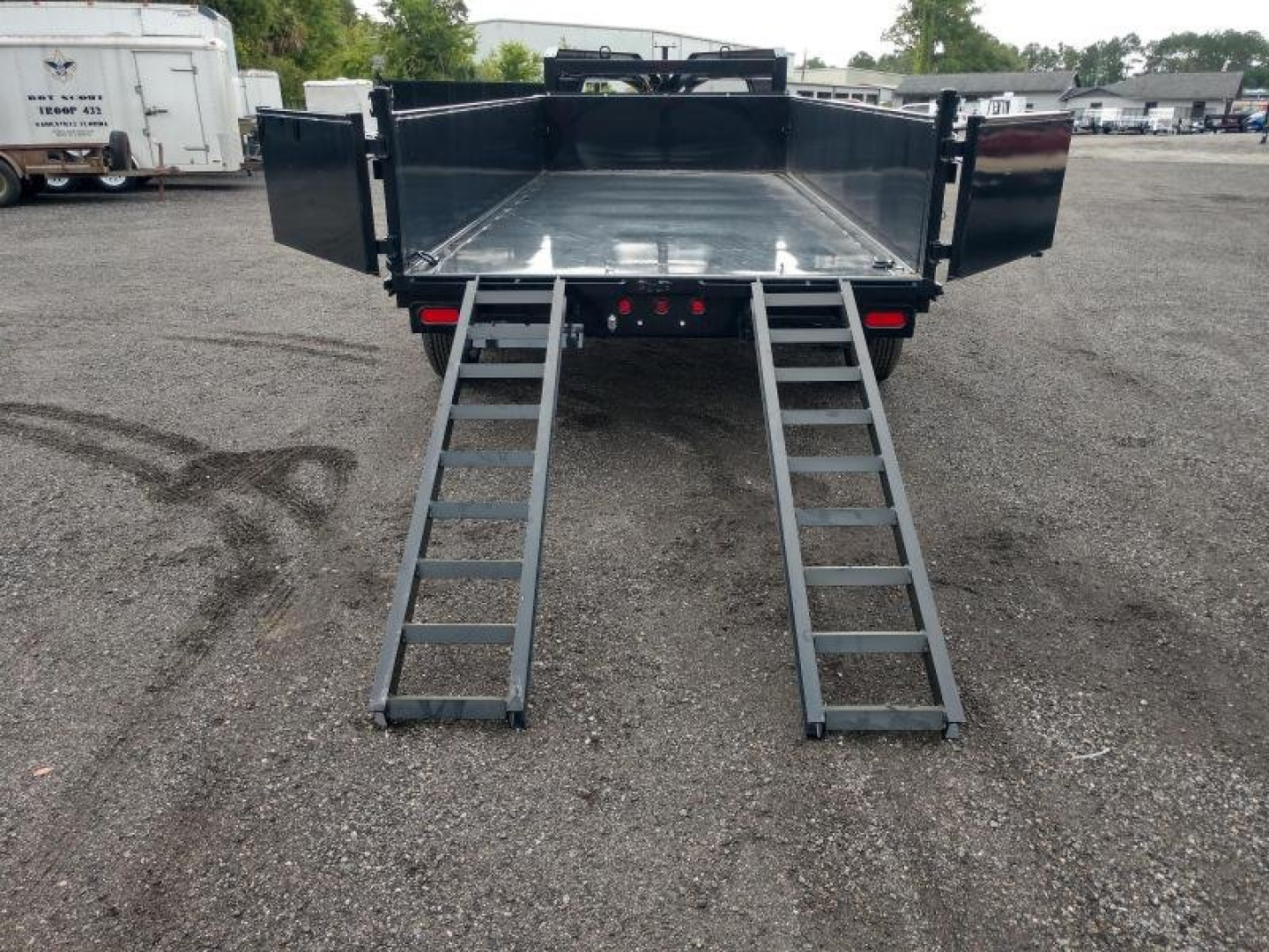 New 14GX-16BK6SIRPD BIG TEX 7' X 16' DUMP TRAILER W/ 2' SIDES