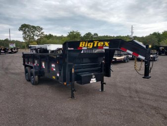 New 14GX-16BK6SIRPD BIG TEX 7' X 16' DUMP TRAILER W/ 2' SIDES