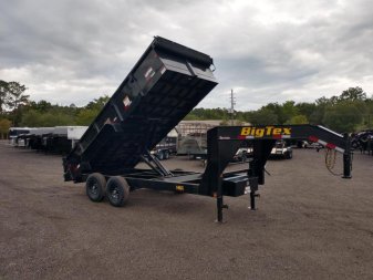 New 14GX-16BK6SIRPD BIG TEX 7' X 16' DUMP TRAILER W/ 2' SIDES