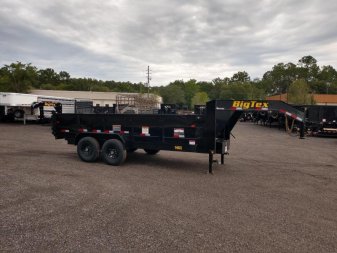 New 14GX-16BK6SIRPD BIG TEX 7' X 16' DUMP TRAILER W/ 2' SIDES