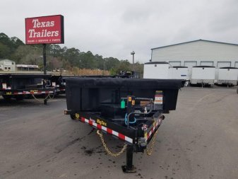 New 16LP-166SIRPD BIG TEX 7' X 16' DUMP TRAILER W/ 2' SIDES