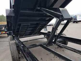 New 16LP-166SIRPD BIG TEX 7' X 16' DUMP TRAILER W/ 2' SIDES