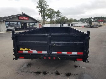 New 16LP-166SIRPD BIG TEX 7' X 16' DUMP TRAILER W/ 2' SIDES
