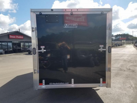 New EZEC7X16- IF E-Z HAULER 7' X 16' ALL ALUMINUM FRAME ENCLOSED CARGO TRAILER W/ REAR RAMP DOOR & SIDE DOOR
