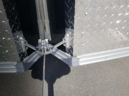 New EZEC7X16- IF E-Z HAULER 7' X 16' ALL ALUMINUM FRAME ENCLOSED CARGO TRAILER W/ REAR RAMP DOOR & SIDE DOOR