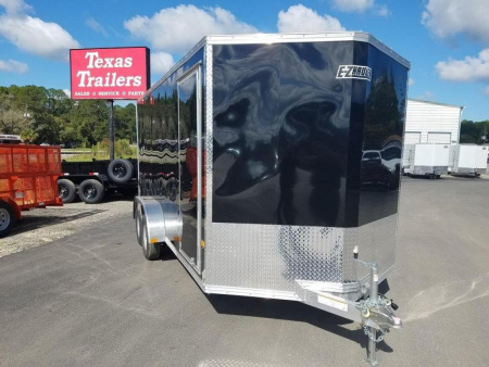 New EZEC7X16- IF E-Z HAULER 7' X 16' ALL ALUMINUM FRAME ENCLOSED CARGO TRAILER W/ REAR RAMP DOOR & SIDE DOOR