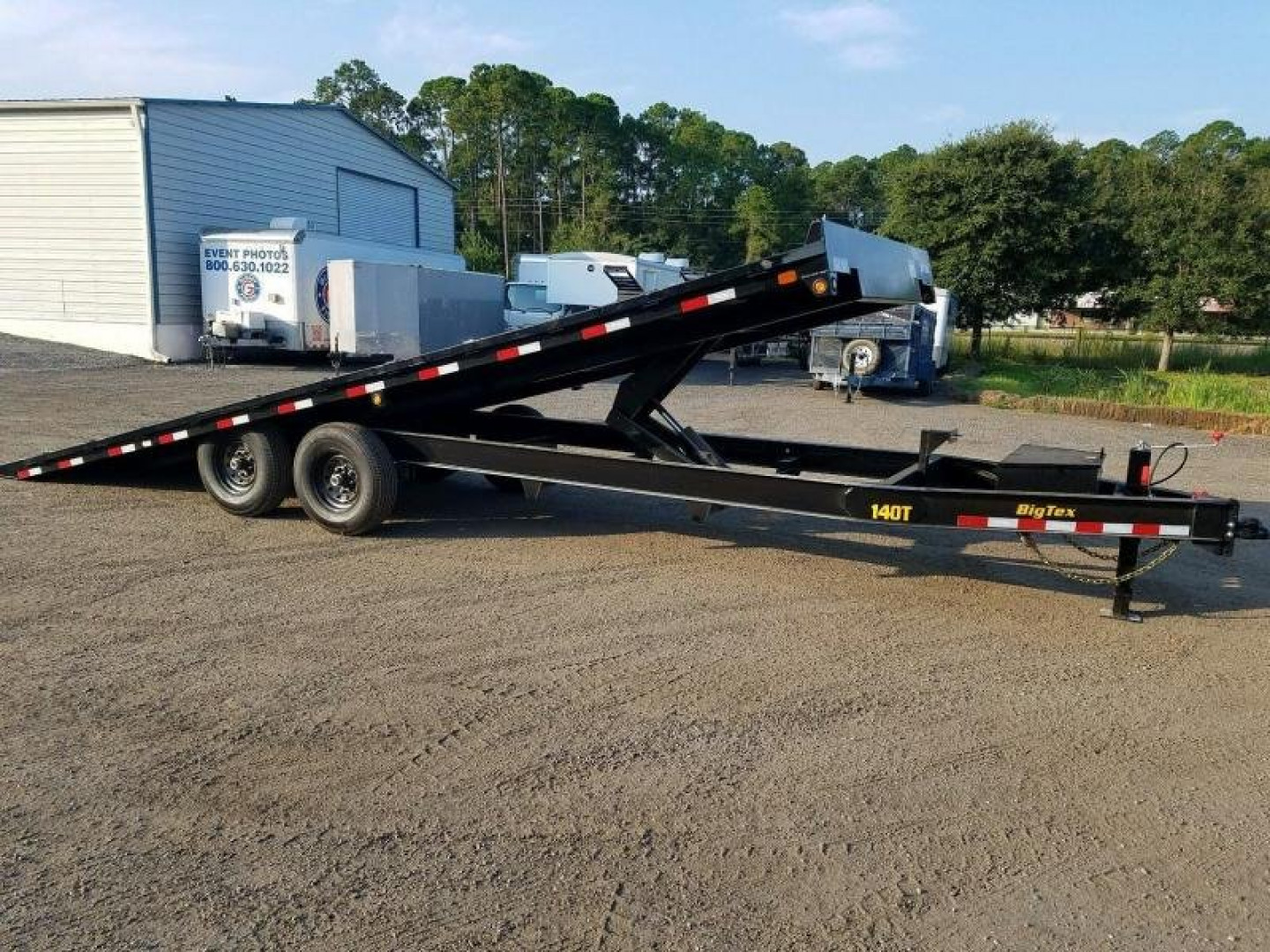 New 14OT-24BK BIG TEX 8.5' X 24' FLATBED TRAILER