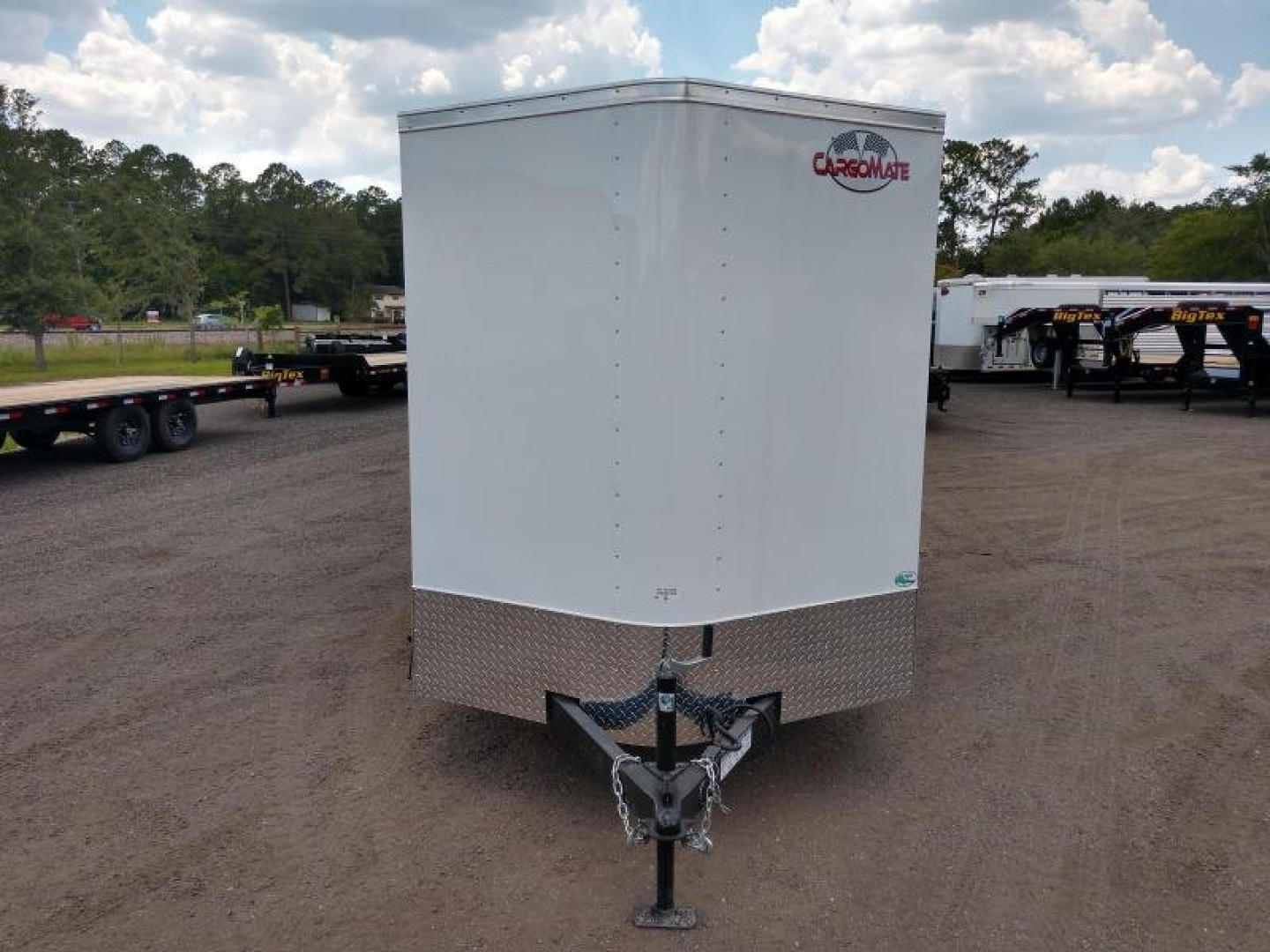 New GANS612TA2 CARGO MATE 6' X 12' ENCLOSED CARGO TRAILER W/ REAR RAMP DOOR & SIDE DOOR