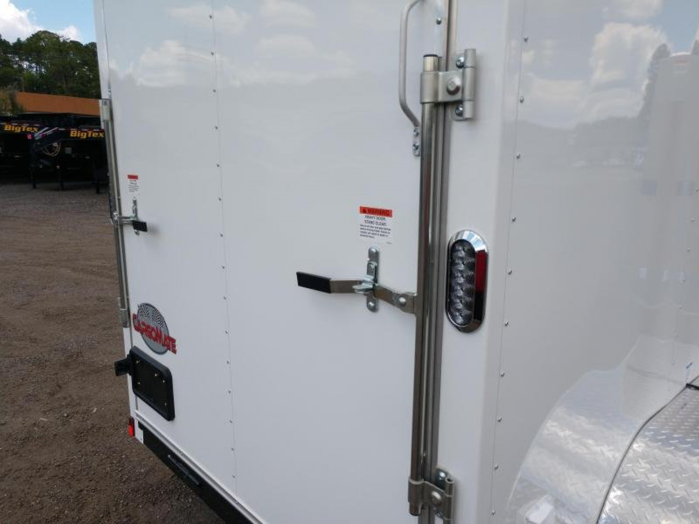 New GANS612TA2 CARGO MATE 6' X 12' ENCLOSED CARGO TRAILER W/ REAR RAMP DOOR & SIDE DOOR
