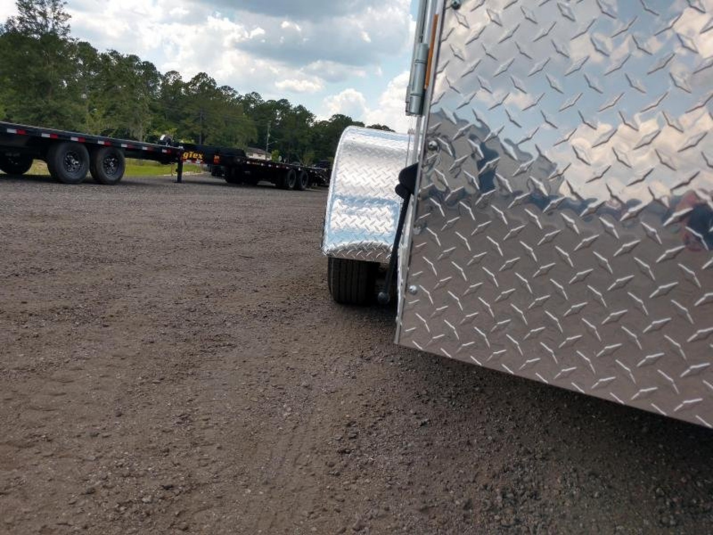 New GANS612TA2 CARGO MATE 6' X 12' ENCLOSED CARGO TRAILER W/ REAR RAMP DOOR & SIDE DOOR