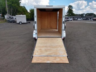 New GANS612TA2 CARGO MATE 6' X 12' ENCLOSED CARGO TRAILER W/ REAR RAMP DOOR & SIDE DOOR