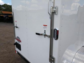New GANS612TA2 CARGO MATE 6' X 12' ENCLOSED CARGO TRAILER W/ REAR RAMP DOOR & SIDE DOOR