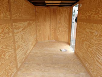 New GANS612TA2 CARGO MATE 6' X 12' ENCLOSED CARGO TRAILER W/ REAR RAMP DOOR & SIDE DOOR