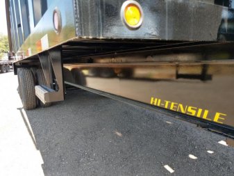 New 25DU-20BK8SIR BIG TEX 8' X 20' DUAL TANDEM GOOSENECK DUMP TRAILER W/ ROLLER ARM TARP ASSEMBLY