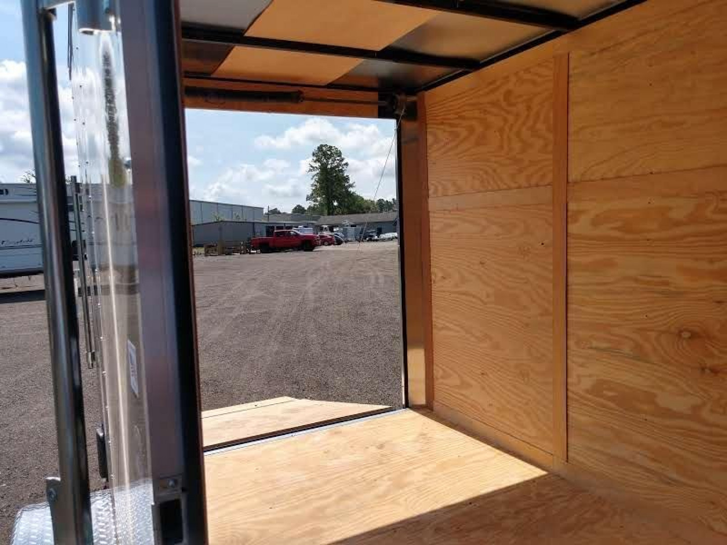 New GANS612TA2 CARGO MATE 6' X 12' ENCLOSED CARGO TRAILER W/ REAR RAMP DOOR & SIDE DOOR