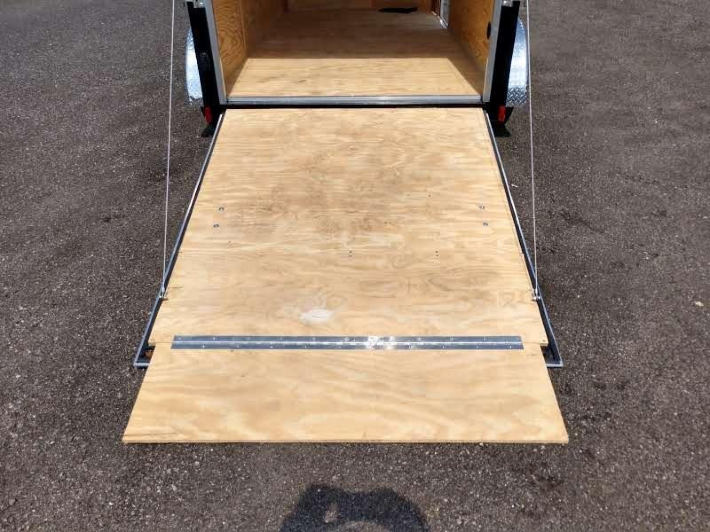 New GANS612TA2 CARGO MATE 6' X 12' ENCLOSED CARGO TRAILER W/ REAR RAMP DOOR & SIDE DOOR