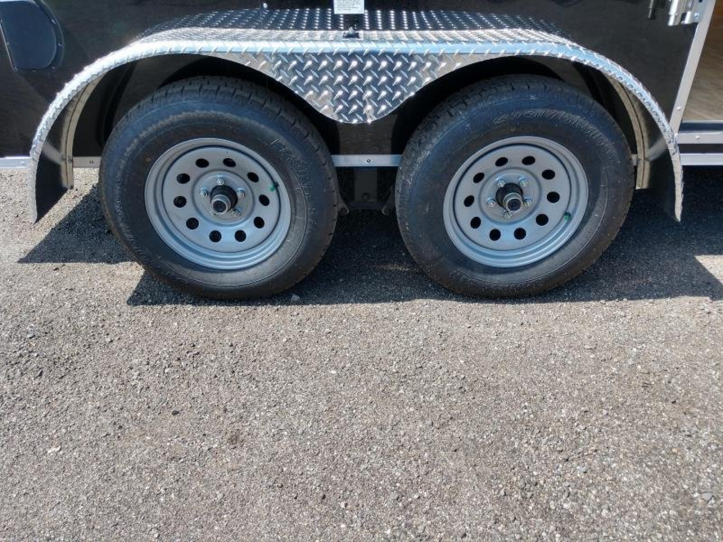 New GANS612TA2 CARGO MATE 6' X 12' ENCLOSED CARGO TRAILER W/ REAR RAMP DOOR & SIDE DOOR
