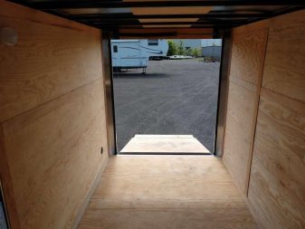 New GANS612TA2 CARGO MATE 6' X 12' ENCLOSED CARGO TRAILER W/ REAR RAMP DOOR & SIDE DOOR