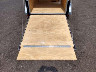 New GANS612TA2 CARGO MATE 6' X 12' ENCLOSED CARGO TRAILER W/ REAR RAMP DOOR & SIDE DOOR