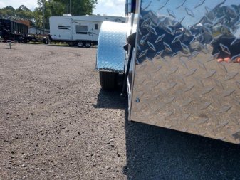 New GANS612TA2 CARGO MATE 6' X 12' ENCLOSED CARGO TRAILER W/ REAR RAMP DOOR & SIDE DOOR