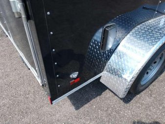New GANS612TA2 CARGO MATE 6' X 12' ENCLOSED CARGO TRAILER W/ REAR RAMP DOOR & SIDE DOOR