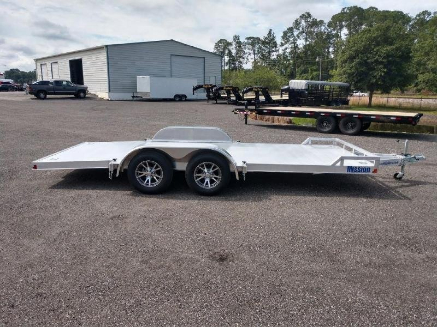 New MOCH8X18A MISSION 18' ALUMINUM CAR HAULER W/ 6' RAMPS