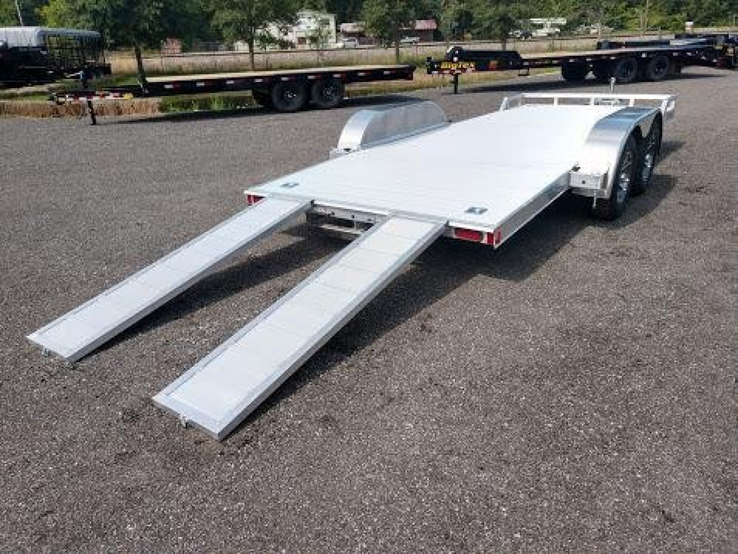 New MOCH8X18A MISSION 18' ALUMINUM CAR HAULER W/ 6' RAMPS