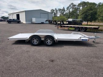 New MOCH8X18A MISSION 18' ALUMINUM CAR HAULER W/ 6' RAMPS