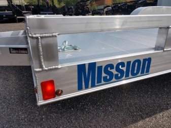New MOCH8X18A MISSION 18' ALUMINUM CAR HAULER W/ 6' RAMPS