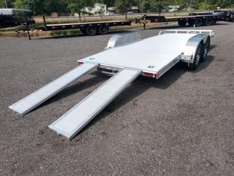 New MOCH8X18A MISSION 18' ALUMINUM CAR HAULER W/ 6' RAMPS