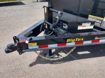 New 14LP-16BK6-P4 BIG TEX 7' X 16' DUMP TRAILER W/ TARP & 4' SIDES