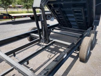 New 14LP-16BK6-P4 BIG TEX 7' X 16' DUMP TRAILER W/ TARP & 4' SIDES