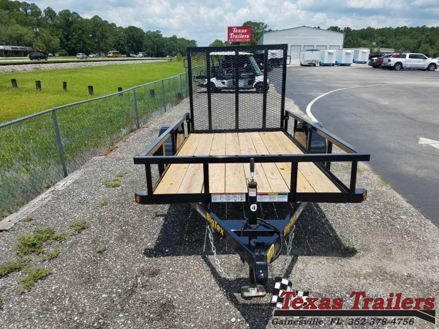 New 30SA-10BK4RG BIG TEX 5' X 10' UTILITY TRAILER W/ SPRING ASSISTED TAILGATE