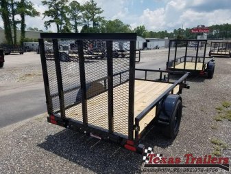 New 30SA-10BK4RG BIG TEX 5' X 10' UTILITY TRAILER W/ SPRING ASSISTED TAILGATE