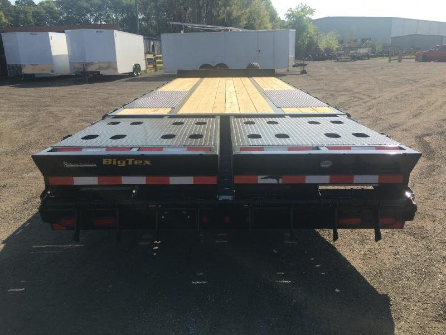 New 25PH-25BK+5MR BIG TEX 8.5' X 30' FLATBED TRAILER W/ MEGA RAMPS & UPGRADED TIRES