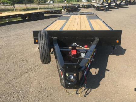 New 25PH-25BK+5MR BIG TEX 8.5' X 30' FLATBED TRAILER W/ MEGA RAMPS & UPGRADED TIRES