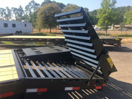New 25PH-25BK+5MR BIG TEX 8.5' X 30' FLATBED TRAILER W/ MEGA RAMPS & UPGRADED TIRES